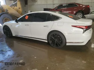 2018 Lexus LS with VIN JTHC51FF1J5004853, listed as a Copart auction lot 84511444 with 86,021 mi miles and Salvage Title. Bid and sale history available at carsss.com. Image 2.