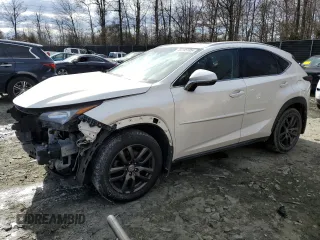 2016 Lexus NX 200t with VIN JTJBARBZ0G2090591, listed as a Copart auction lot 46295185 with 111,903 mi miles and Salvage Title. Bid and sale history available at carsss.com. Image 1.
