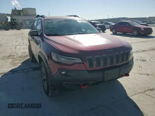 2021 Jeep Cherokee Trailhawk with VIN 1C4PJMBX7MD139411, listed as a Copart auction lot 48545725 with 54,095 mi miles and Salvage title. Bid and sale history available at DreamBid. Image 11.