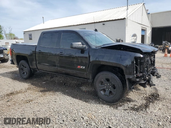 2018 Chevrolet Silverado 1500 LTZ with VIN 3GCUKSEC3JG247598, listed as a Copart auction lot 54361315 with 61,339 mi miles and Salvage Title. Bid and sale history available at DreamBid. Image 4.