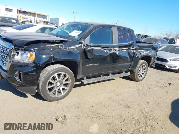 2021 GMC Canyon 4WD Denali z VIN 1GTG6EEN9M1240596, wystawiony jako IAAI lot #40760124 z przebiegiem 52 985 mil mil oraz . Historia ofert i sprzedaży dostępna na DreamBid. Obrazek 18.