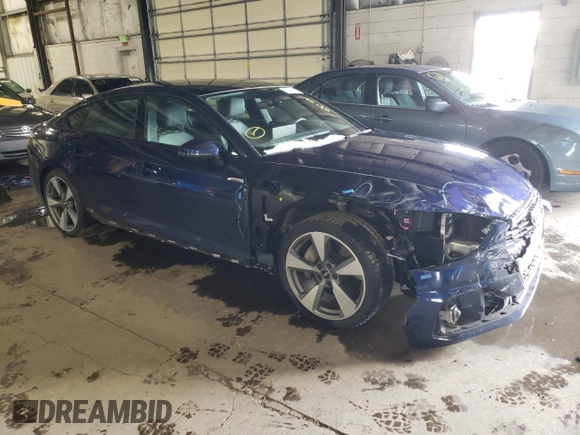 2020 Audi A5 Sportback Premium Plus with VIN WAUCNCF53LA003540, listed as a Copart auction lot 43480073 with 36,738 mi miles. Bid and sale history available at carsss.com. Image 4.