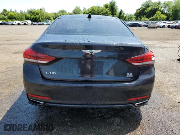 2017 Genesis G80 3.8L with VIN KMHGN4JE9HU175302, listed as a Copart auction lot 59144765 with 133,609 mi miles and Salvage title. Bid and sale history available at DreamBid. Image 6.