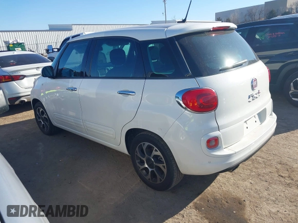 2014 FIAT 500L Easy with VIN ZFBCFABH8EZ027876, listed as a IAAI auction lot 41356950 with 89,665 mi miles and . Bid and sale history available at DreamBid. Image 3.