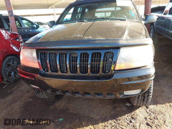 1999 Jeep Grand Cherokee Limited with VIN 1J4GW68N6XC675399, listed as a IAAI auction lot 41745815 with 217,800 mi miles. Bid and sale history available at carsss.com. Image 12.