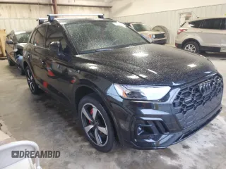 2024 Audi Q5 S line Premium Plus with VIN WA1EAAFYXR2071191, listed as a Copart auction lot 55769805 with 15,356 mi miles and Salvage title. Bid and sale history available at DreamBid. Image 4.