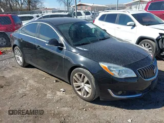 2014 Buick Regal with VIN 2G4GK5EX9E9307493, listed as a IAAI auction lot 41663560 with 83,053 mi miles. Bid and sale history available at carsss.com. Image 1.