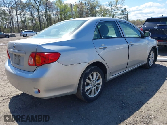 2009 Toyota Corolla with VIN 2T1BU40E69C142856, listed as a IAAI auction lot 42045414 with 238,154 mi miles. Bid and sale history available at carsss.com. Image 4.