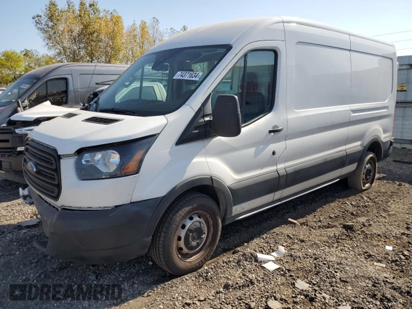 2019 Ford Transit with VIN 1FTYR2CM2KKB66496, listed as a Copart auction lot 87134004 with 190,590 mi miles and Salvage title. Bid and sale history available at DreamBid. Image 1.