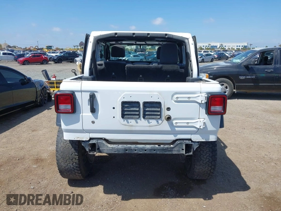 2018 Jeep Wrangler Unlimited Sport S z VIN 1C4HJXDG6JW210973, wystawiony jako IAAI lot #42154094 z przebiegiem 116 620 mil mil oraz . Historia ofert i sprzedaży dostępna na DreamBid. Obrazek 16.