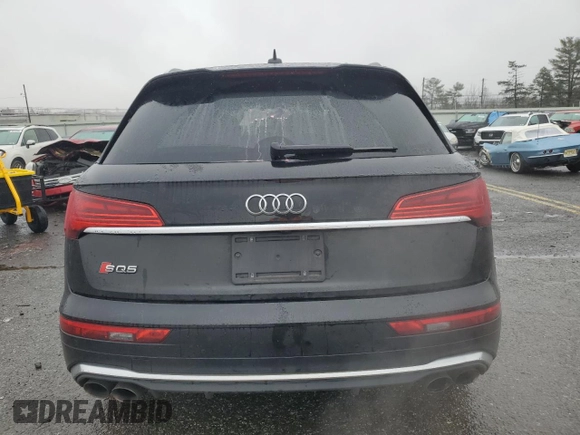2022 Audi SQ5 Premium Plus with VIN WA1B4AFY6N2137062, listed as a Copart auction lot 85131704 with 42,098 mi miles and Salvage Title. Bid and sale history available at carsss.com. Image 6.