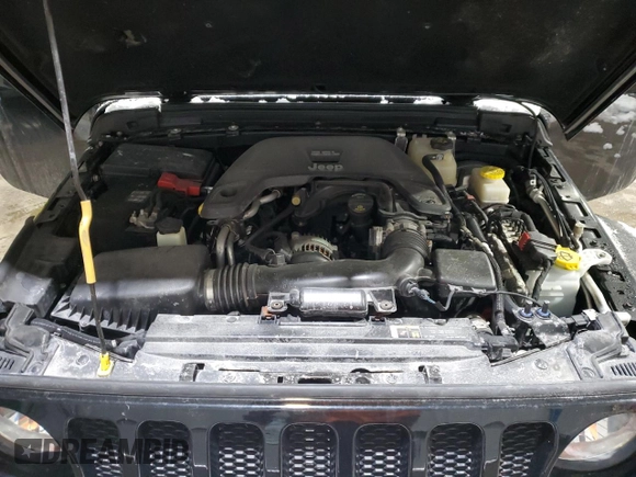 2019 Jeep Wrangler Unlimited Sport Altitude with VIN 1C4HJXDG7KW511592, listed as a Copart auction lot 45100125 with 53,669 mi miles and Salvage title. Bid and sale history available at DreamBid. Image 12.
