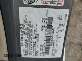 2008 Mercury Milan Premier z VIN 3MEHM08ZX8R602697, wystawiony jako Copart lot #59638485 z przebiegiem 109 489 mil mil oraz Szkoda całkowita • Salvage title. Historia ofert i sprzedaży dostępna na DreamBid. Obrazek 12.