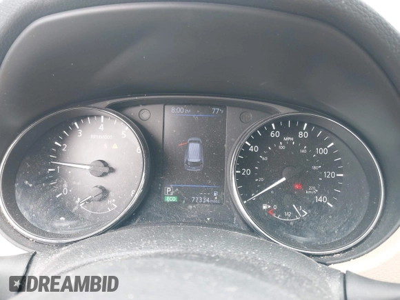 2020 Nissan Rogue S with VIN 5N1AT2MT9LC770031, listed as a IAAI auction lot 42686413 with 77,334 mi miles and . Bid and sale history available at DreamBid. Image 7.