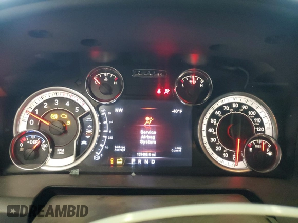 2017 Ram 3500 Big Horn with VIN 3C63R3DL5HG546588, listed as a Copart auction lot 73493394 with 137,498 mi miles and Salvage Title. Bid and sale history available at carsss.com. Image 9.