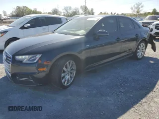 2018 Audi A4 Premium with VIN WAUKMAF43JA090556, listed as a Copart auction lot 48127165 with 65,197 mi miles and Salvage Title. Bid and sale history available at carsss.com. Image 1.