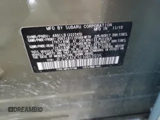 2020 Subaru Forester with VIN JF2SKADC5LH463935, listed as a Copart auction lot 61953175 with 43,032 mi miles and Salvage title. Bid and sale history available at DreamBid. Image 12.