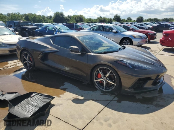 2020 Chevrolet Corvette 3LT with VIN 1G1Y82D42L5104218, listed as a Copart auction lot 73707984 with 0 mi miles and Salvage Title. Bid and sale history available at carsss.com. Image 4.