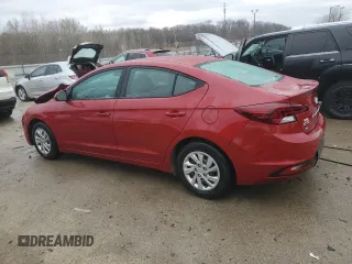 2020 Hyundai Elantra SE with VIN KMHD74LF3LU041851, listed as a Copart auction lot 47955305 with 44,637 mi miles and Non Repairable. Bid and sale history available at carsss.com. Image 2.