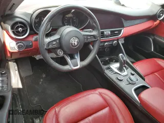 2020 Alfa Romeo Giulia with VIN ZARFAMAN7L7638353, listed as a Copart auction lot 54167255 with Not provided miles and Salvage title. Bid and sale history available at DreamBid. Image 8.