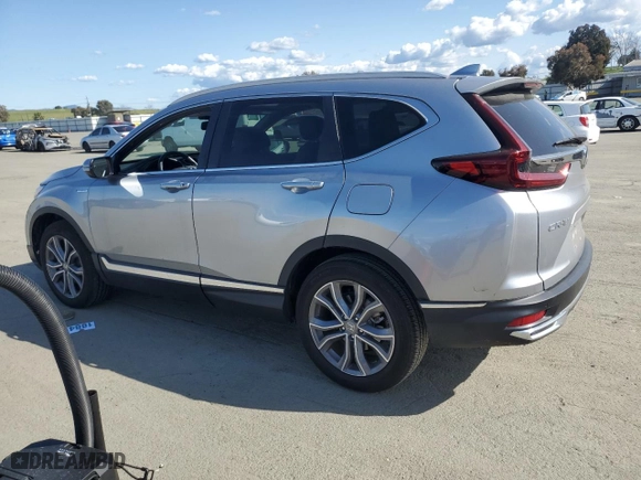 2020 Honda CR-V Hybrid Touring with VIN 7FART6H95LE014717, listed as a Copart auction lot 51781325 with 9,564 mi miles and Salvage Title. Bid and sale history available at carsss.com. Image 2.