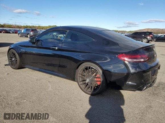 2017 Mercedes-Benz C 63 S AMG with VIN WDDWJ8HB9HF482199, listed as a Copart auction lot 80140554 with 36,010 mi miles and Salvage Title. Bid and sale history available at carsss.com. Image 2.