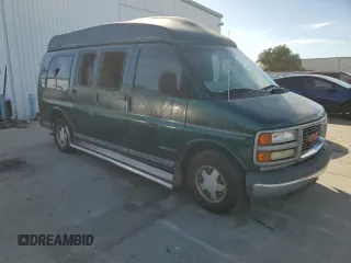 1998 GMC Savana Cargo Van YF7 with VIN 1GDFG15R9W1059226, listed as a Copart auction lot 44431965 with 0 mi miles and Salvage Title. Bid and sale history available at carsss.com. Image 4.