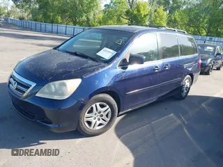 2006 Honda Odyssey EX-L z VIN 5FNRL38696B014658, wystawiony jako IAAI lot #42215974 z przebiegiem 273 015 mil mil oraz . Historia ofert i sprzedaży dostępna na DreamBid. Obrazek 2.
