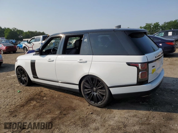 2020 Land Rover Range Rover P525 HSE with VIN SALGS2SEXLA578157, listed as a Copart auction lot 60803015 with 79,716 mi miles and Salvage title. Bid and sale history available at DreamBid. Image 2.