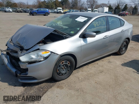 2016 Dodge Dart SE with VIN 1C3CDFAA7GD720771, listed as a IAAI auction lot 41801459 with 212,213 mi miles. Bid and sale history available at carsss.com. Image 2.