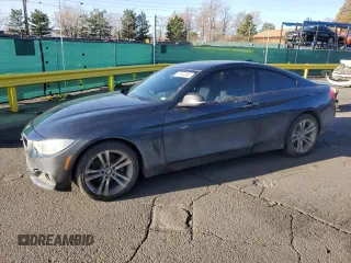 2014 BMW 4 Series 428i xDrive with VIN WBA3N5C5XEK196492, listed as a Copart auction lot 51860885 with 159,966 mi miles and Salvage Title. Bid and sale history available at carsss.com. Image 1.
