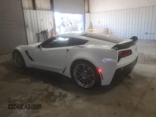 2017 Chevrolet Corvette Grand Sport 2LT with VIN 1G1YY2D77H5101557, listed as a Copart auction lot 82720374 with 8,735 mi miles and Salvage Title. Bid and sale history available at carsss.com. Image 2.
