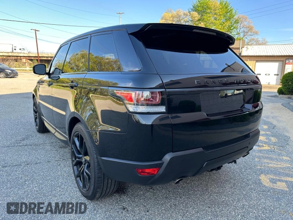 2017 Land Rover Range Rover Sport HSE with VIN SALWR2FK8HA694228, listed as a Copart auction lot 57365495 with 219,706 mi miles and Clean Title. Bid and sale history available at DreamBid. Image 3.