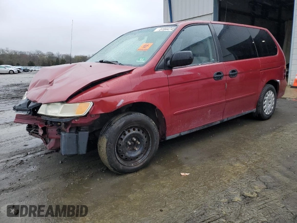 2002 Honda Odyssey LX z VIN 2HKRL18552H555312, wystawiony jako Copart lot #51844745 z przebiegiem Nie podano mil oraz Szkoda całkowita • Salvage title. Historia ofert i sprzedaży dostępna na DreamBid. Obrazek 1.