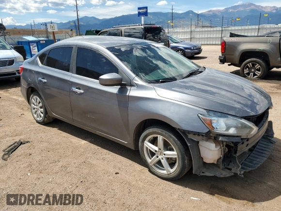 2019 Nissan Sentra with VIN 3N1AB7AT7KY205524, listed as a Copart auction lot 68183054 with Not provided miles and Non repairable. Bid and sale history available at DreamBid. Image 4.