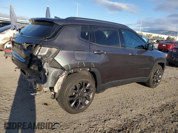 2021 Jeep Compass 80th Anniversary with VIN 3C4NJCEB0MT549124, listed as a Copart auction lot 48938635 with 28,973 mi miles and Salvage Title. Bid and sale history available at carsss.com. Image 3.