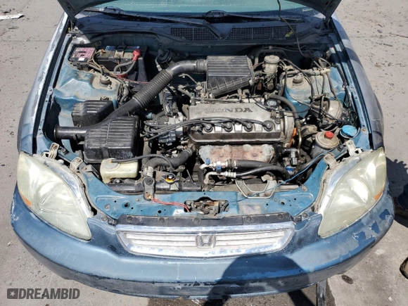 1996 Honda Civic LX "O" w/Air with VIN 2HGEJ6672TH527324, listed as a Copart auction lot 63497914 with 342,931 mi miles and Salvage Title. Bid and sale history available at carsss.com. Image 11.