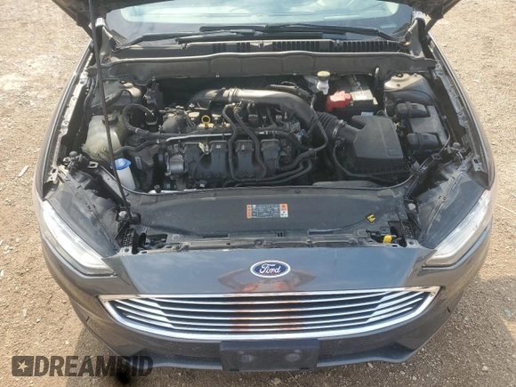 2020 Ford Fusion SE with VIN 3FA6P0T90LR247593, listed as a Copart auction lot 59741115 with 155,658 mi miles and Salvage title. Bid and sale history available at DreamBid. Image 11.
