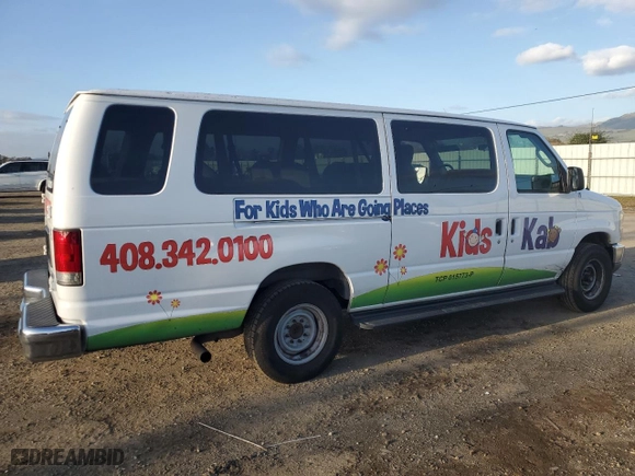 2010 Ford Econoline Wagon XL with VIN 1FBSS3BL5ADA43808, listed as a Copart auction lot 44814335 with 224,363 mi miles and Clean Title. Bid and sale history available at carsss.com. Image 3.