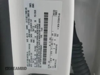 2019 Ford F-150 XL z VIN 1FTEW1E57KFD39241, wystawiony jako Copart lot #51621675 z przebiegiem 105 220 mil mil oraz Szkoda całkowita • Salvage title. Historia ofert i sprzedaży dostępna na DreamBid. Obrazek 14.