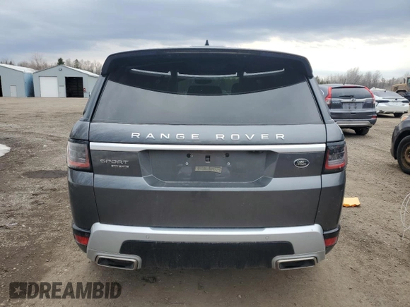 2019 Land Rover Range Rover Sport HSE with VIN SALWR2RK9KA862784, listed as a Copart auction lot 53228535 with 76,282 mi miles and Salvage title. Bid and sale history available at DreamBid. Image 6.
