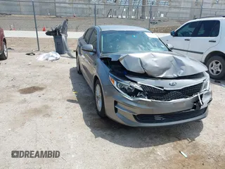 2016 Kia Optima LX with VIN 5XXGT4L36GG072722, listed as a IAAI auction lot 42499941 with 122,574 mi miles and . Bid and sale history available at DreamBid. Image 1.
