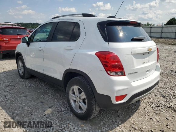 2022 Chevrolet Trax LT with VIN KL7CJPSM4NB569607, listed as a Copart auction lot 58746285 with 77,383 mi miles and Salvage title. Bid and sale history available at DreamBid. Image 2.