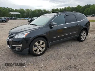 2013 Chevrolet Traverse LTZ z VIN 1GNKVLKD8DJ123273, wystawiony jako Copart lot #56158695 z przebiegiem 123 239 mil mil oraz Czysty tytuł • Clean title. Historia ofert i sprzedaży dostępna na DreamBid. Obrazek 1.
