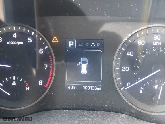 2016 Hyundai Tucson SE with VIN KM8J3CA49GU149522, listed as a IAAI auction lot 41649515 with 103,136 mi miles. Bid and sale history available at carsss.com. Image 15.