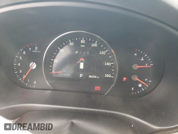 2018 Kia Sorento EX with VIN 5XYPHDA5XJG412494, listed as a Copart auction lot 45796095 with 86,049 mi miles and Salvage Title. Bid and sale history available at carsss.com. Image 9.