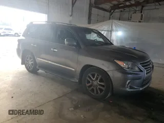 2013 Lexus LX 570 with VIN JTJHY7AX5D4102048, listed as a Copart auction lot 58492985 with 204,479 mi miles and Clean title. Bid and sale history available at DreamBid. Image 4.