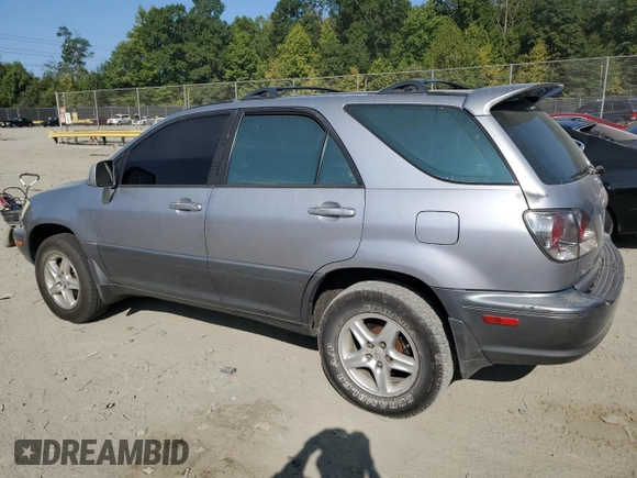 2002 Lexus RX 300 with VIN JTJHF10UX20270699, listed as a Copart auction lot 68374114 with 172,993 mi miles and Non Repairable. Bid and sale history available at carsss.com. Image 2.