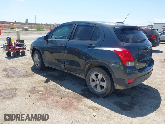 2020 Chevrolet Trax LS with VIN 3GNCJKSBXLL260487, listed as a IAAI auction lot 42044189 with 94,191 mi miles and . Bid and sale history available at DreamBid. Image 3.