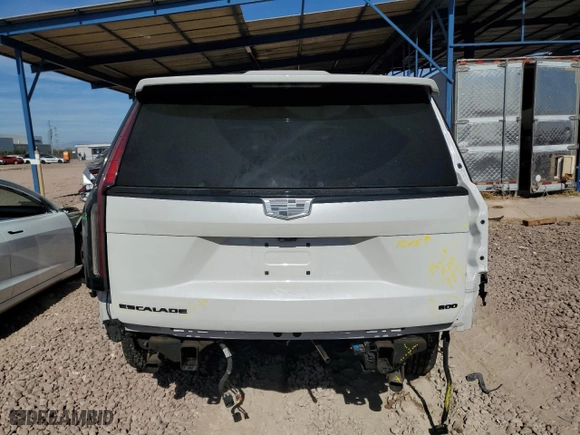 2022 Cadillac Escalade Sport Platinum with VIN 1GYS4GKL8NR129095, listed as a Copart auction lot 44631925 with 44,085 mi miles and Salvage Title. Bid and sale history available at carsss.com. Image 6.